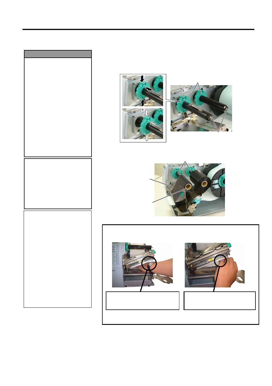 8 loading the ribbon | Toshiba B-SX4T Series User Manual | Page 21 / 54