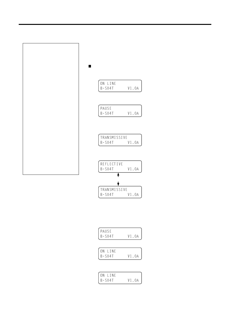Threshold setting, 4 threshold setting | Toshiba B-SX4T Series User Manual | Page 37 / 54