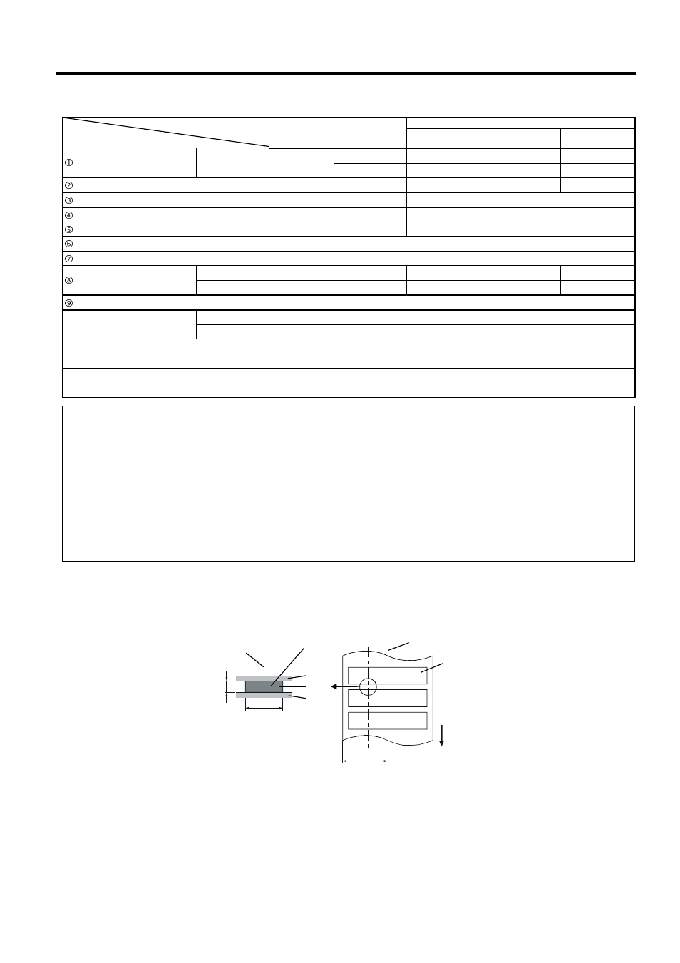 A1.3.1 media type (cont.), A1.3.2 detection area of the transmissive sensor | Toshiba B-SX4T Series User Manual | Page 40 / 54