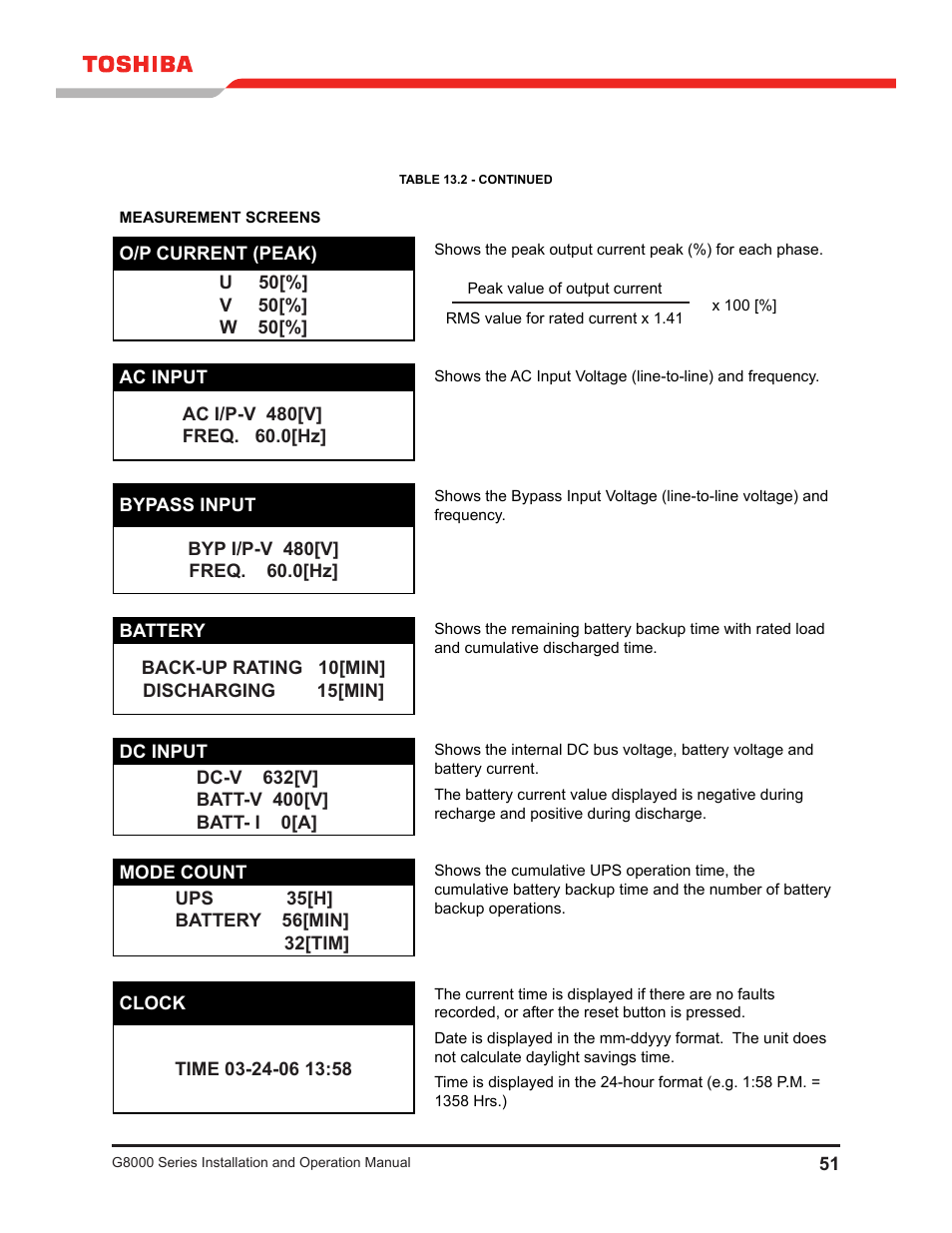 Toshiba G8000 User Manual | Page 59 / 79
