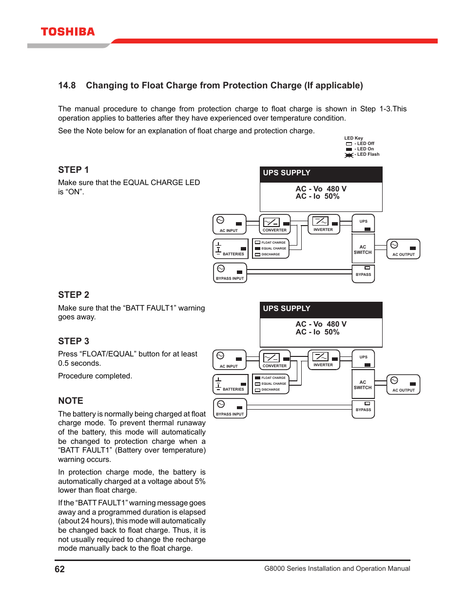 Step 1, Step 2, Step 3 | Toshiba G8000 User Manual | Page 70 / 79