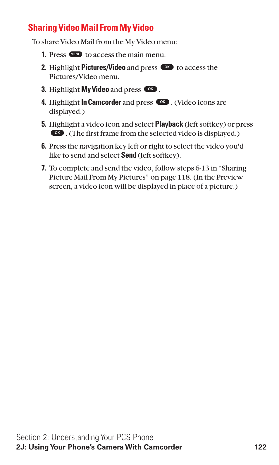 Sharing video mail from my video | Toshiba VM4050 User Manual | Page 133 / 249