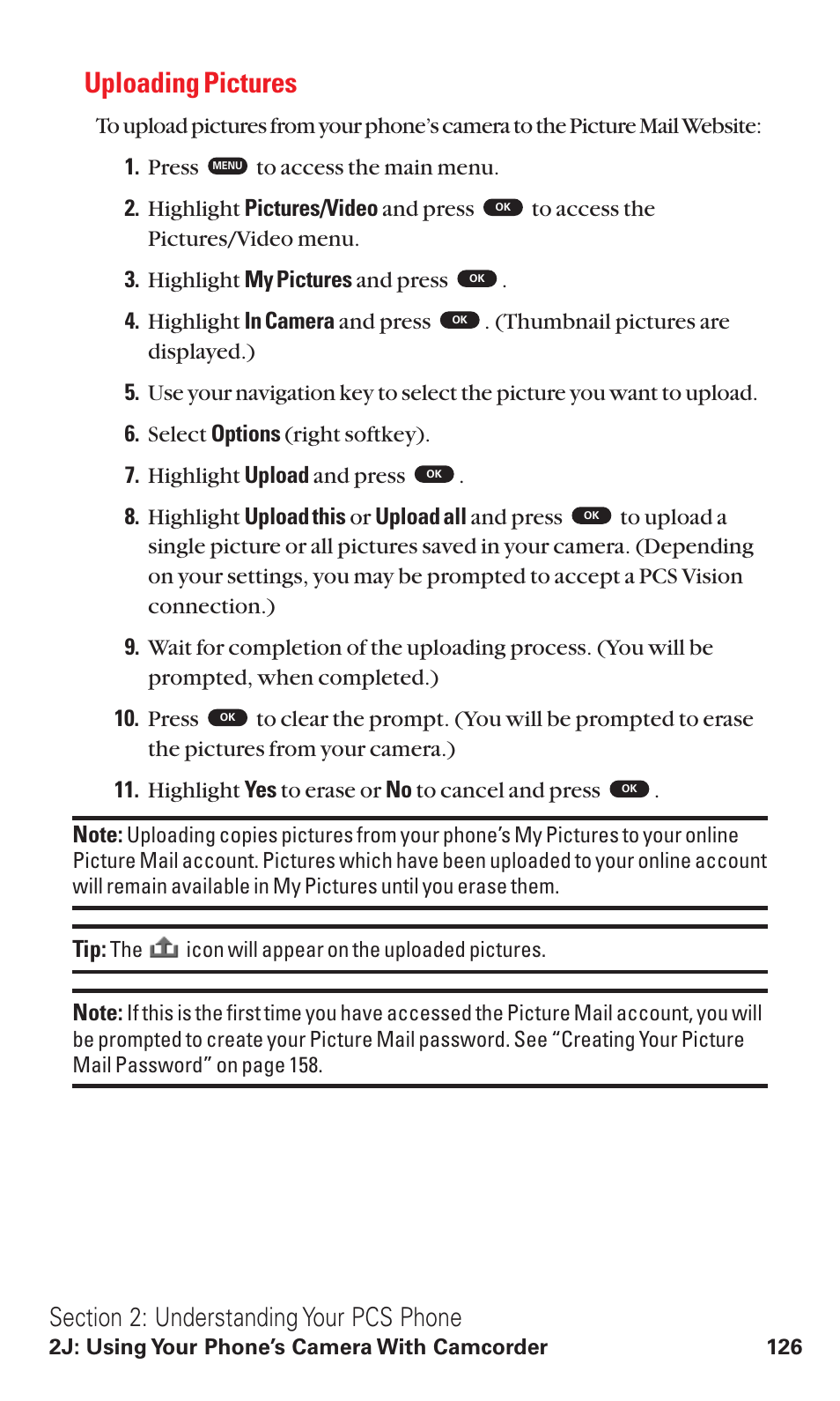 Uploading pictures | Toshiba VM4050 User Manual | Page 137 / 249