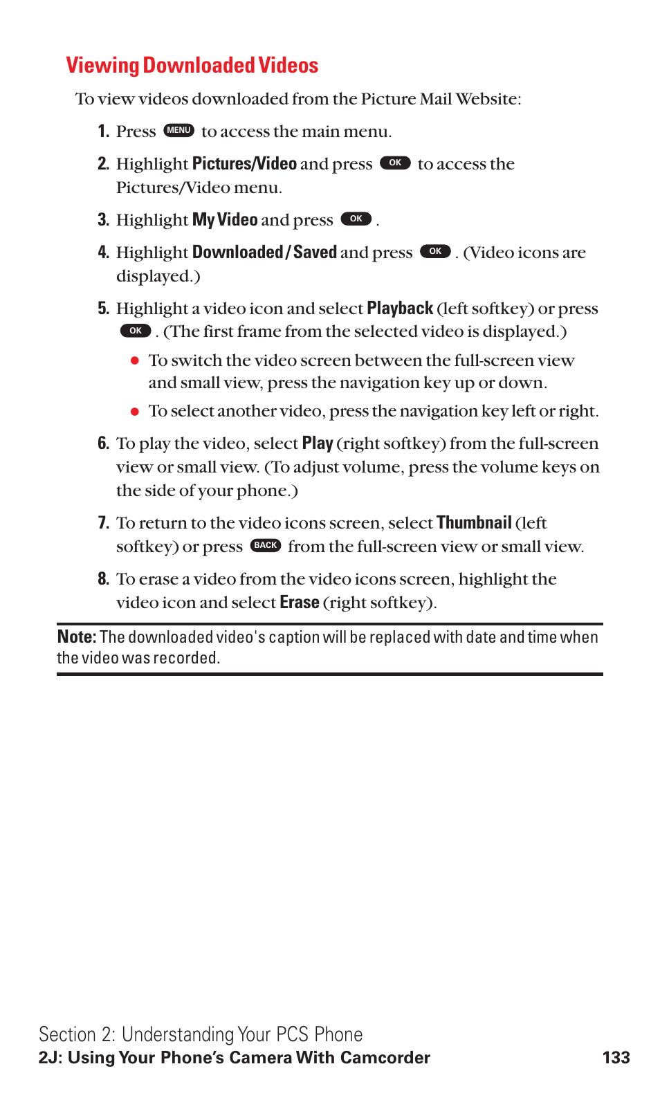 Viewing downloaded videos | Toshiba VM4050 User Manual | Page 144 / 249