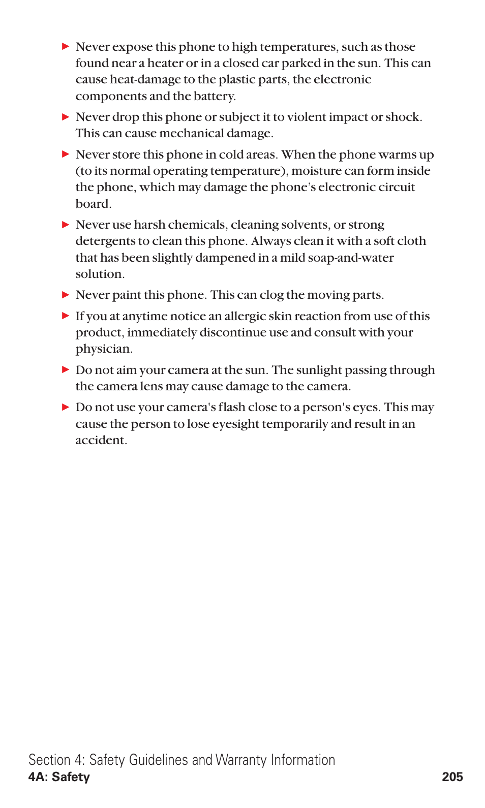 4a: safety 205 | Toshiba VM4050 User Manual | Page 216 / 249