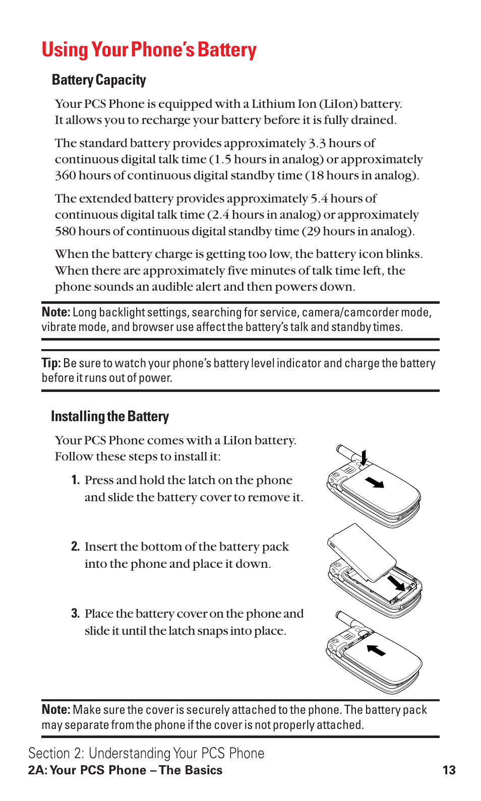 Using your phone’s battery | Toshiba VM4050 User Manual | Page 24 / 249