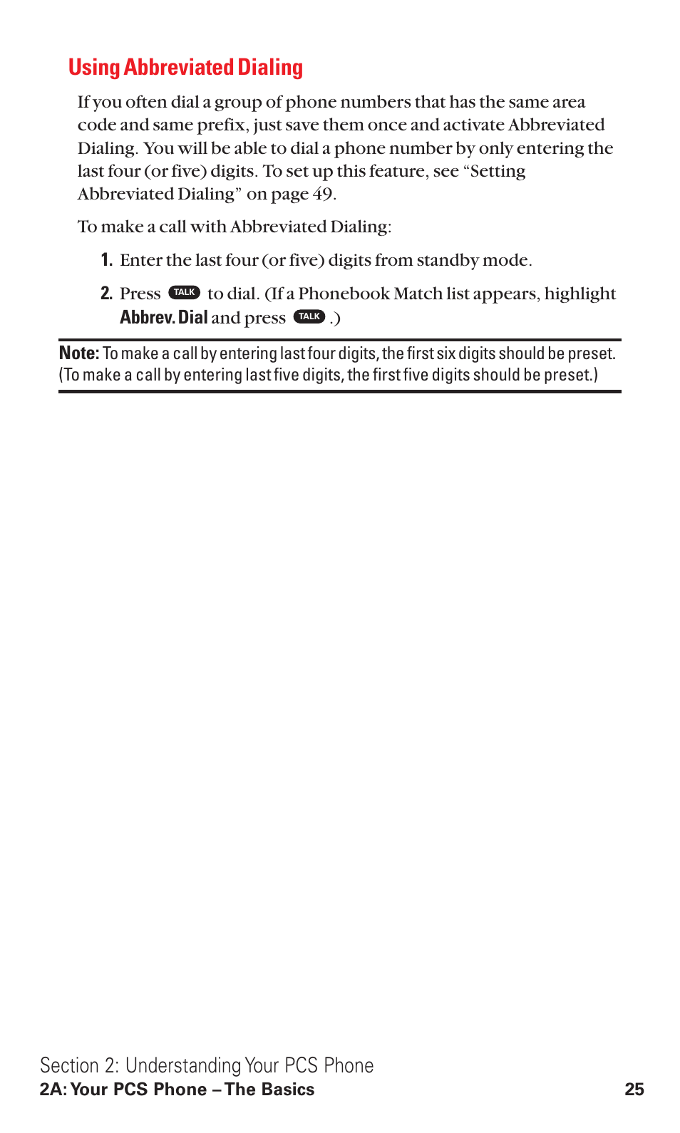 Using abbreviated dialing | Toshiba VM4050 User Manual | Page 36 / 249