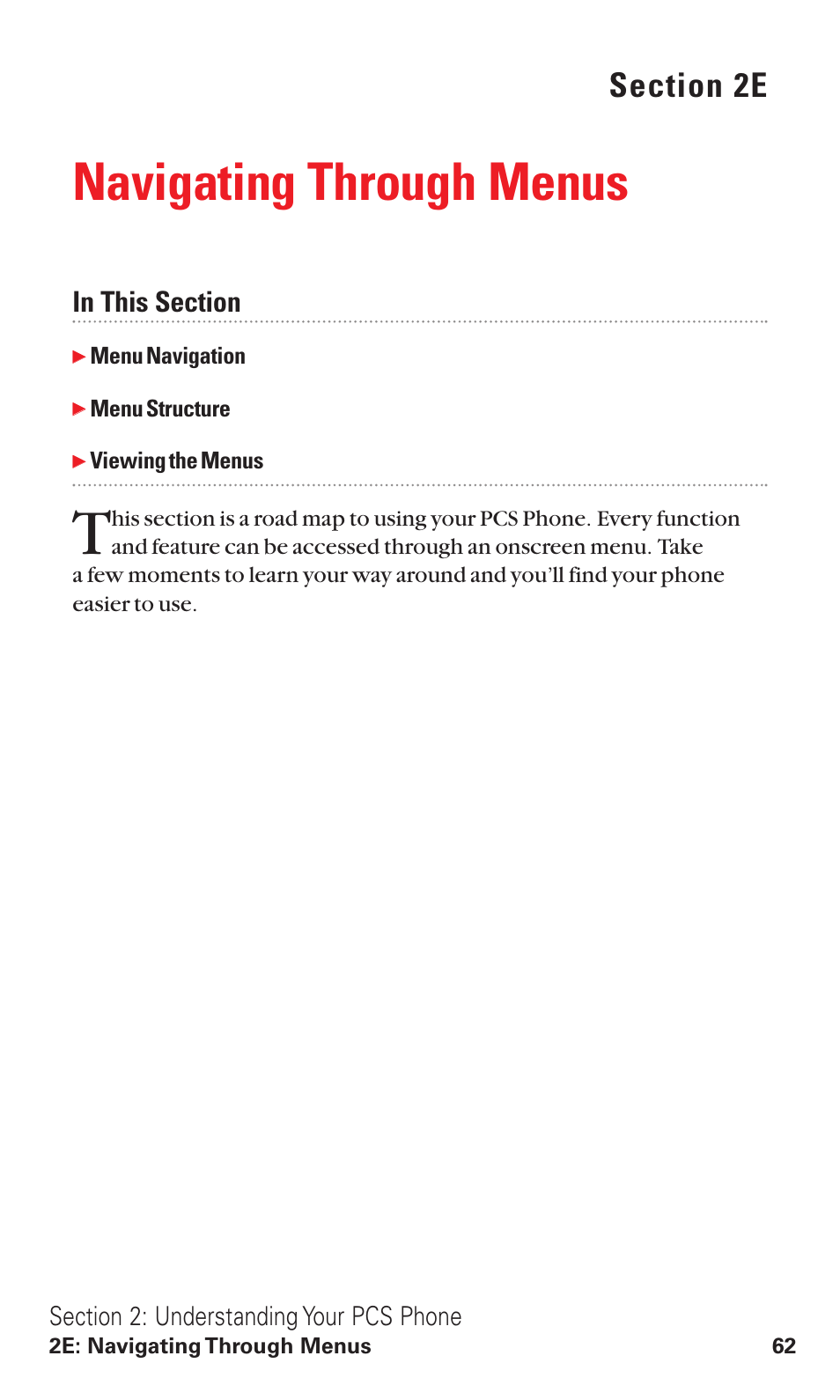 2e. navigating through menus, Navigating through menus | Toshiba VM4050 User Manual | Page 73 / 249