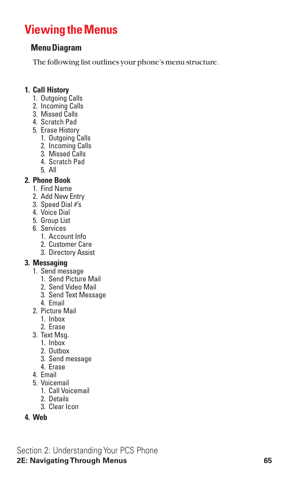 Viewing the menus | Toshiba VM4050 User Manual | Page 76 / 249