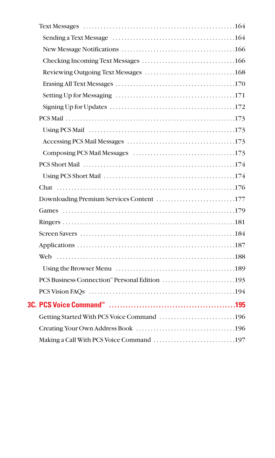 3c. pcs voice command | Toshiba VM4050 User Manual | Page 8 / 249