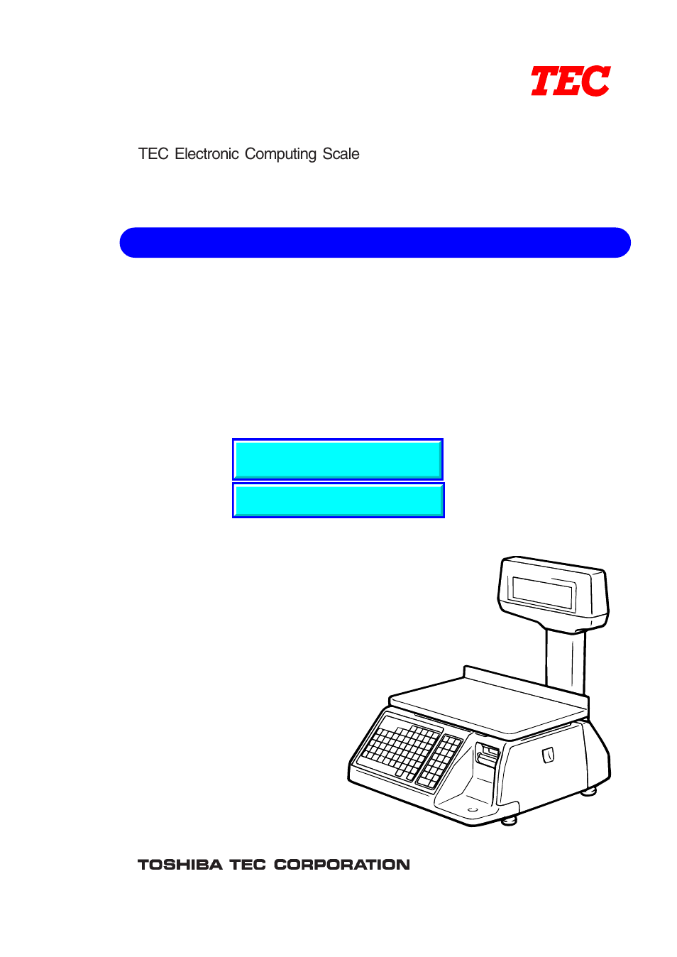 Toshiba TEC SL-9000-ESB-X SERIES User Manual | 72 pages