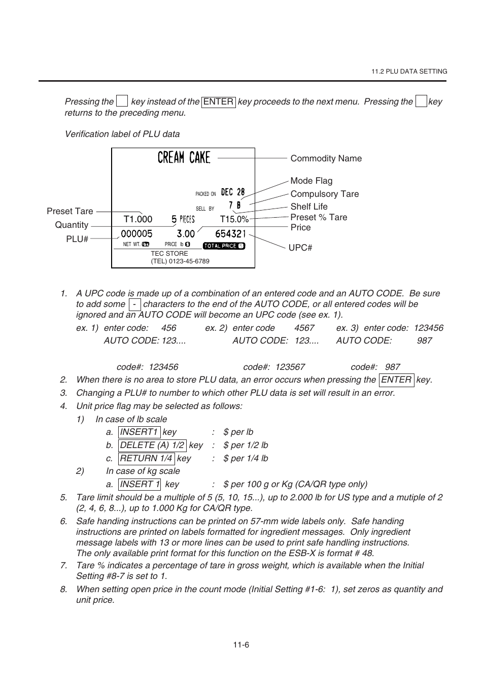 Toshiba TEC SL-9000-ESB-X SERIES User Manual | Page 31 / 72