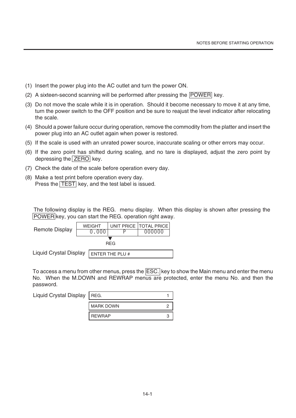 Operating procedures | Toshiba TEC SL-9000-ESB-X SERIES User Manual | Page 48 / 72
