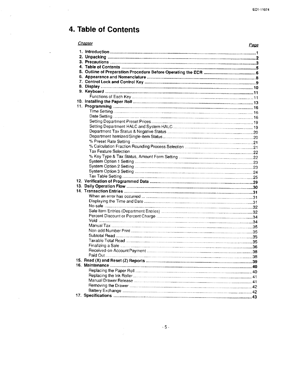 Toshiba MA-55 User Manual | Page 7 / 48