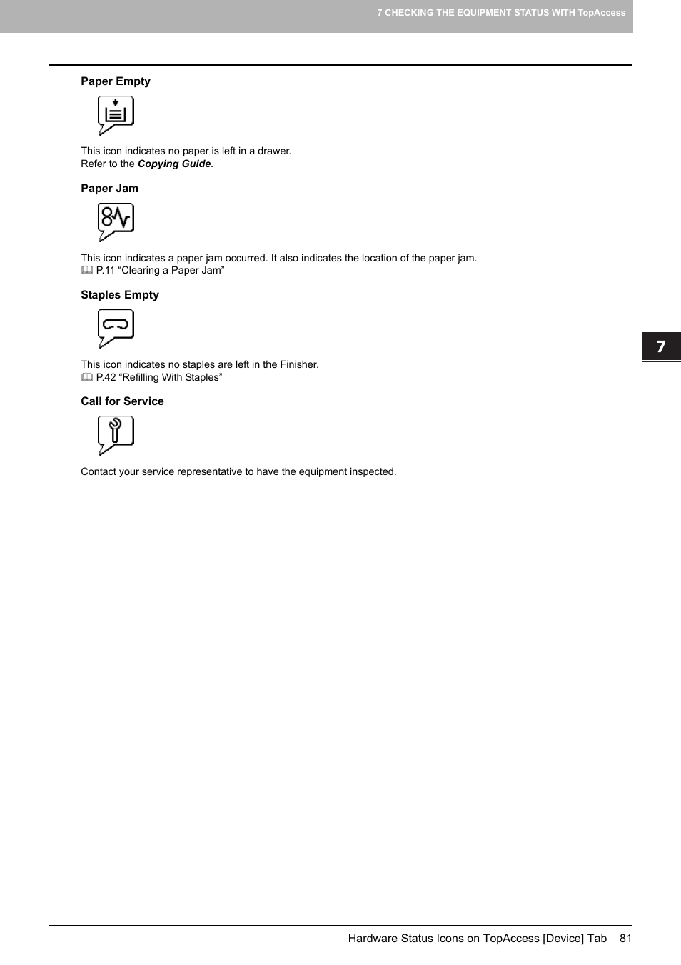 Toshiba E-STUDIO 755 User Manual | Page 83 / 104