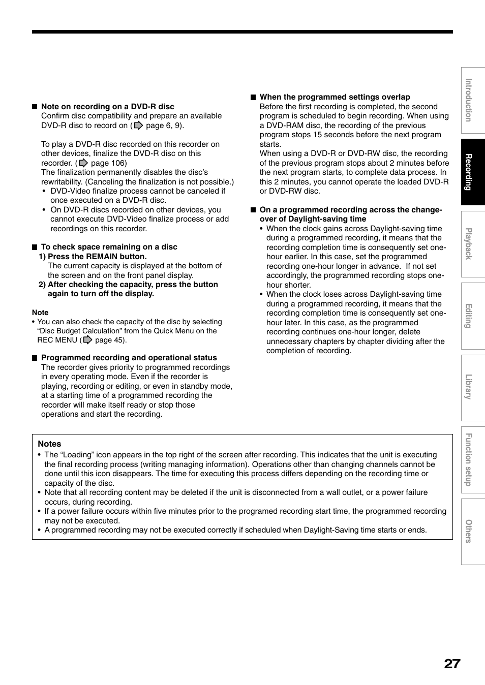 Toshiba D-R1SU User Manual | Page 27 / 144