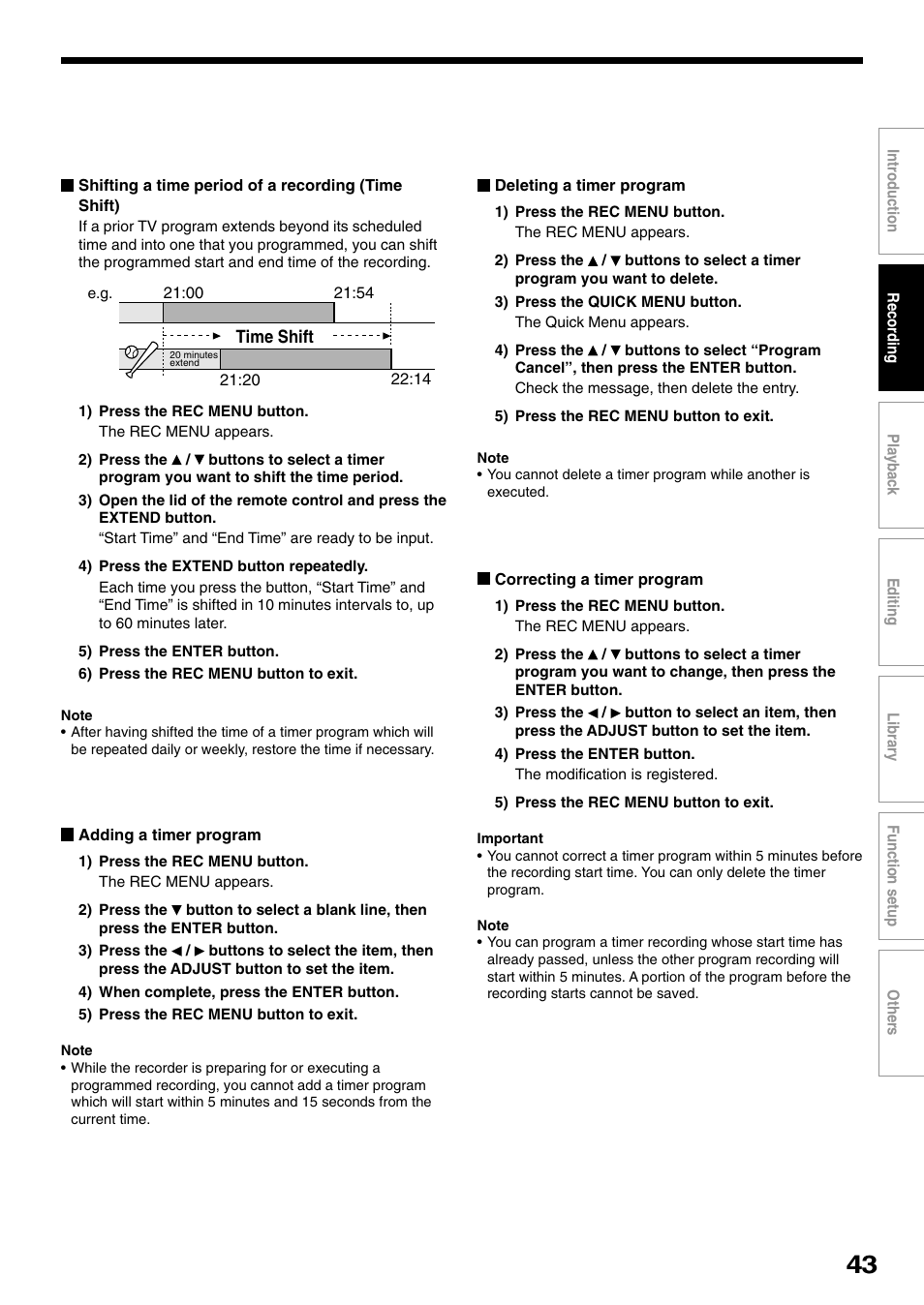 Toshiba D-R1SU User Manual | Page 43 / 144