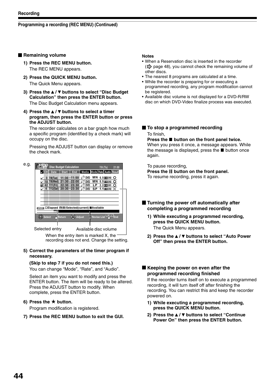 Toshiba D-R1SU User Manual | Page 44 / 144