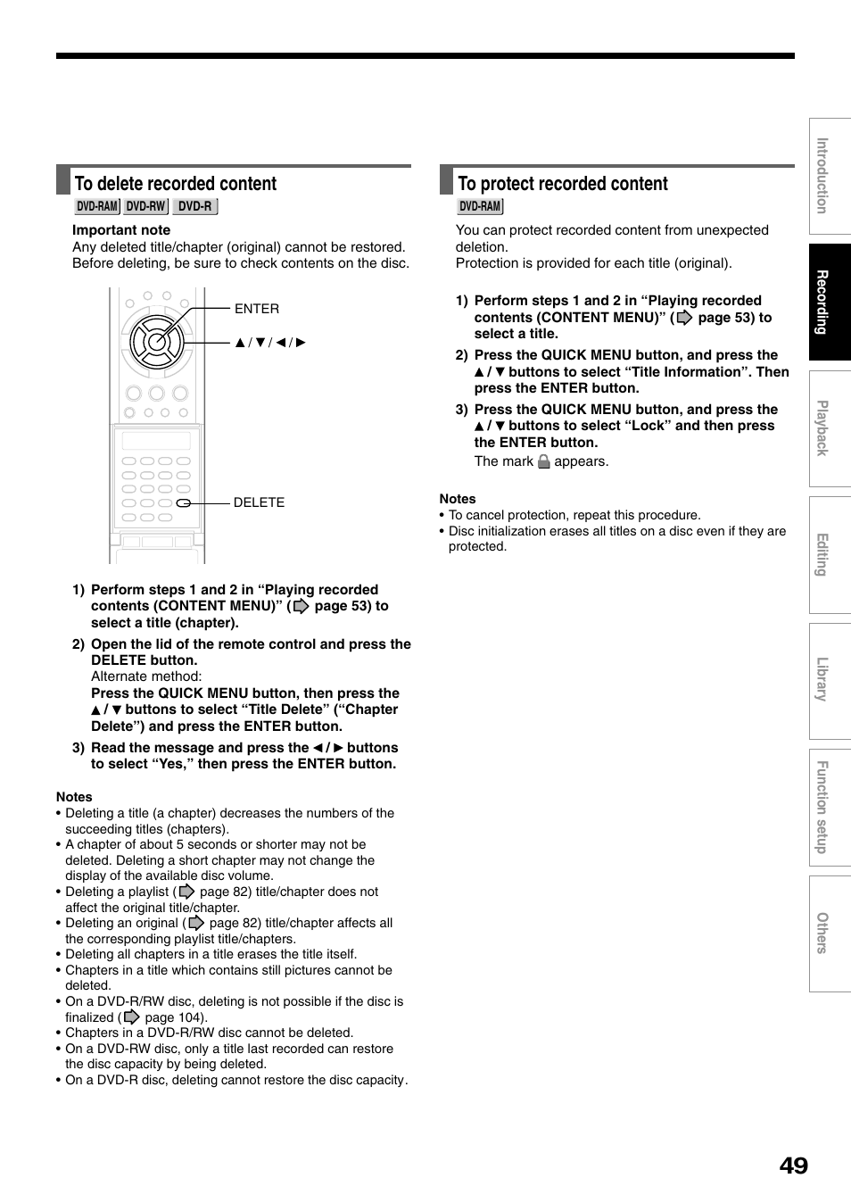 Toshiba D-R1SU User Manual | Page 49 / 144