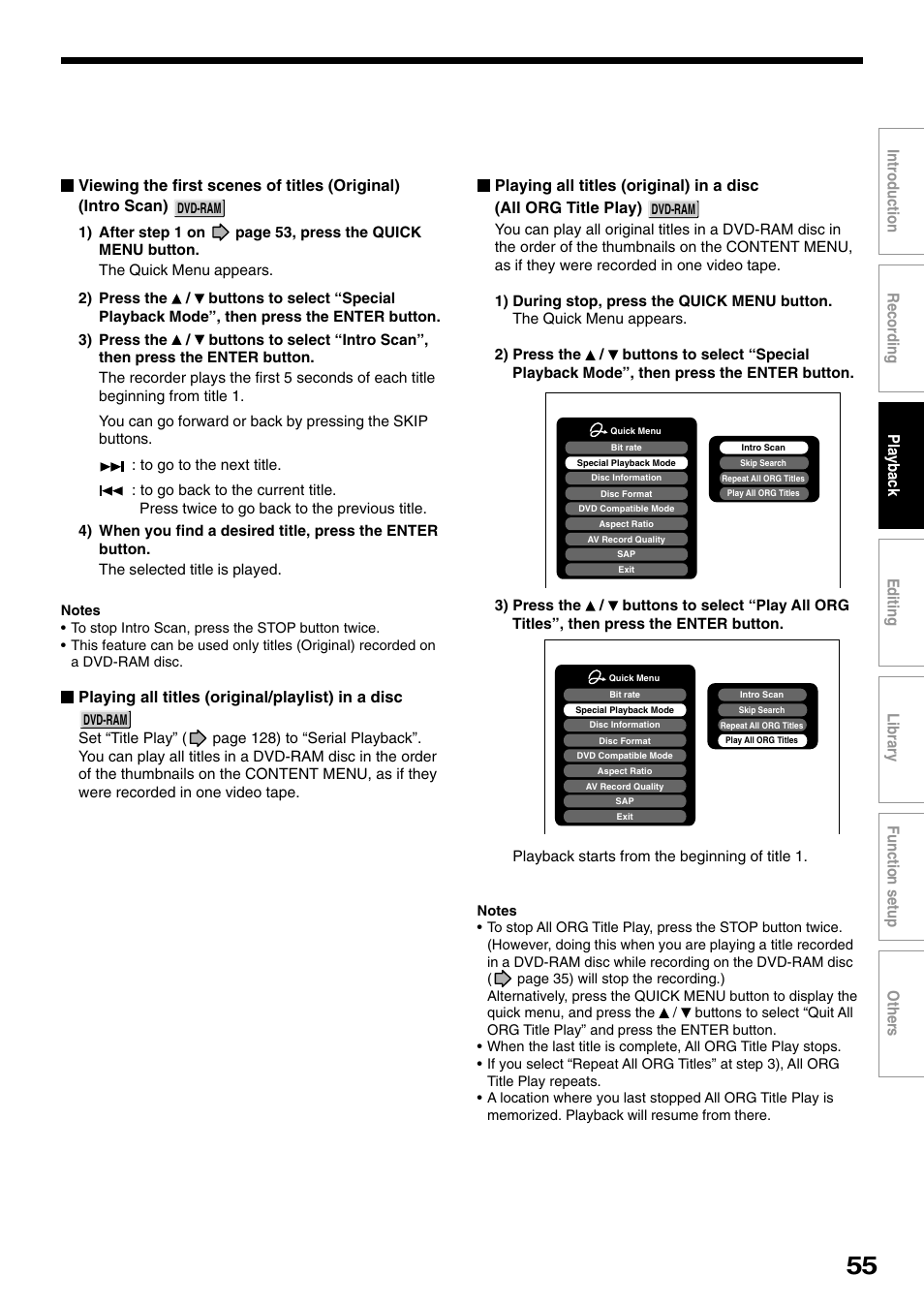 Toshiba D-R1SU User Manual | Page 55 / 144