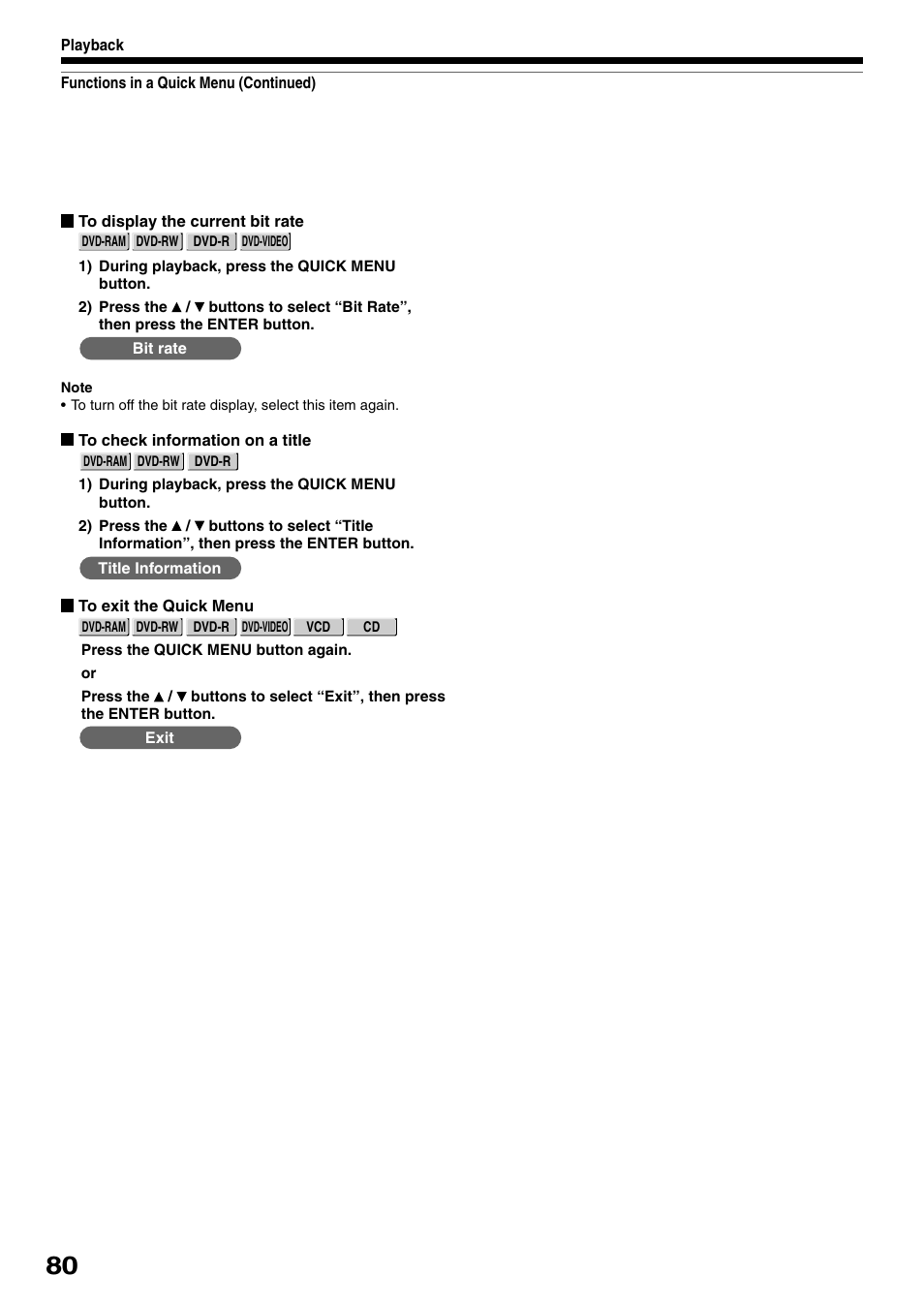 Toshiba D-R1SU User Manual | Page 80 / 144