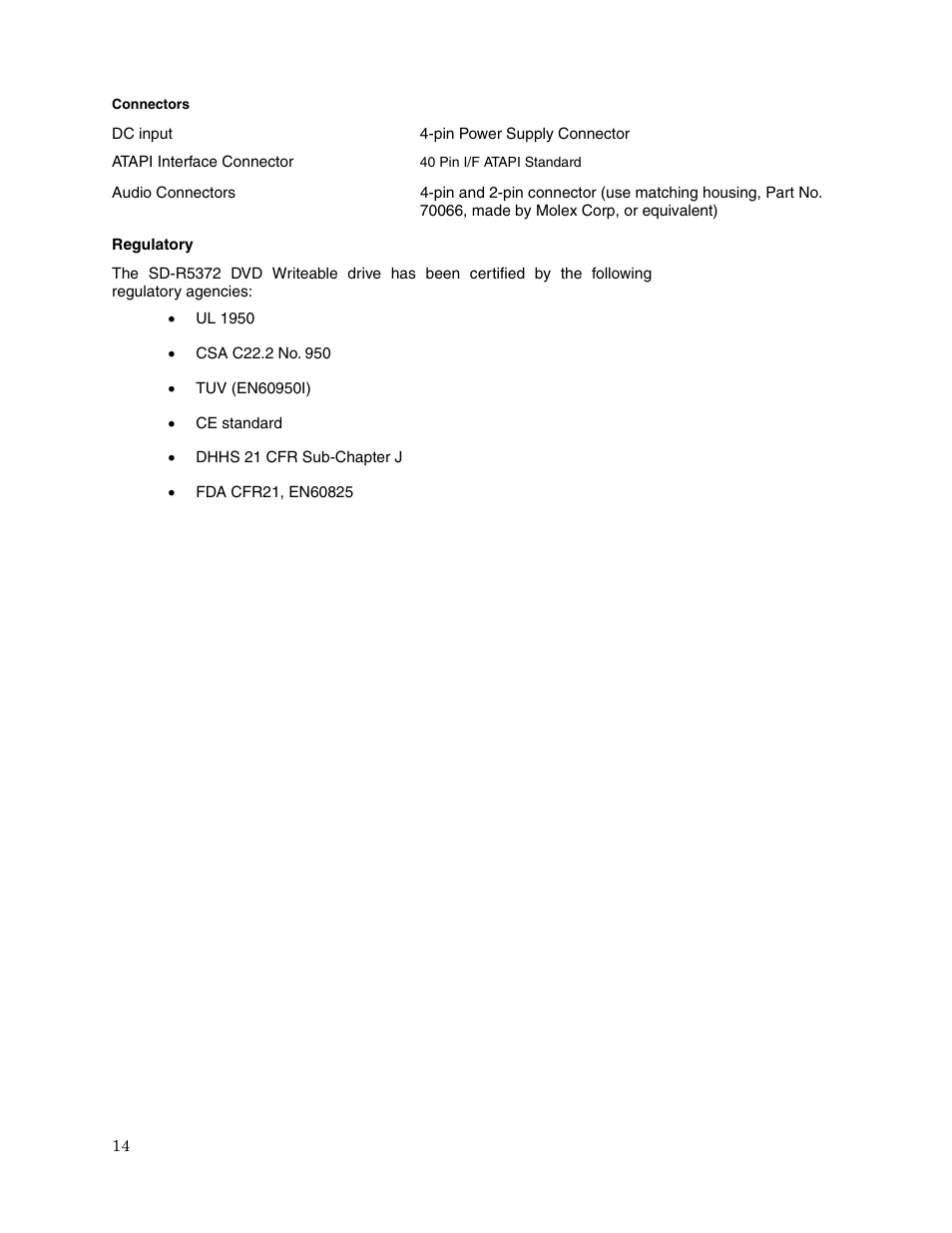 Toshiba REWRITEABLE DRIVE SD-R5372 User Manual | Page 16 / 18