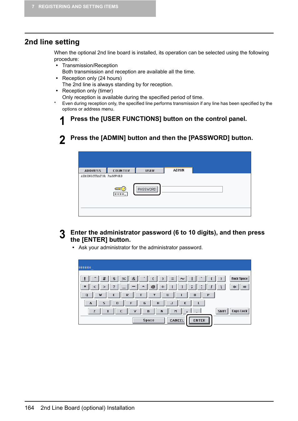 2nd line setting | Toshiba GD-1210 User Manual | Page 166 / 190