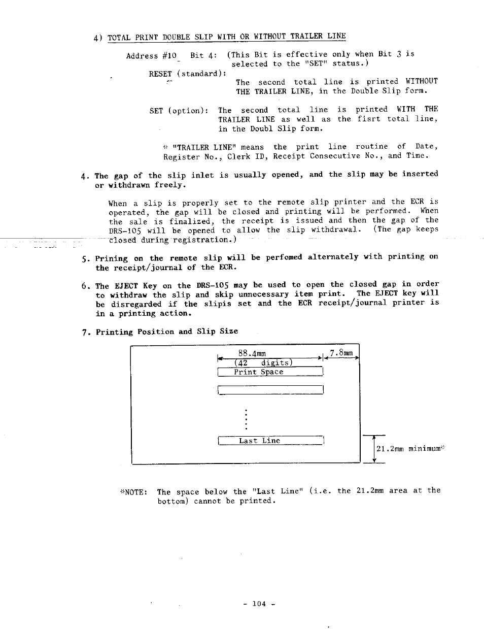 Toshiba TEC MA-1060-100 Series User Manual | Page 108 / 118