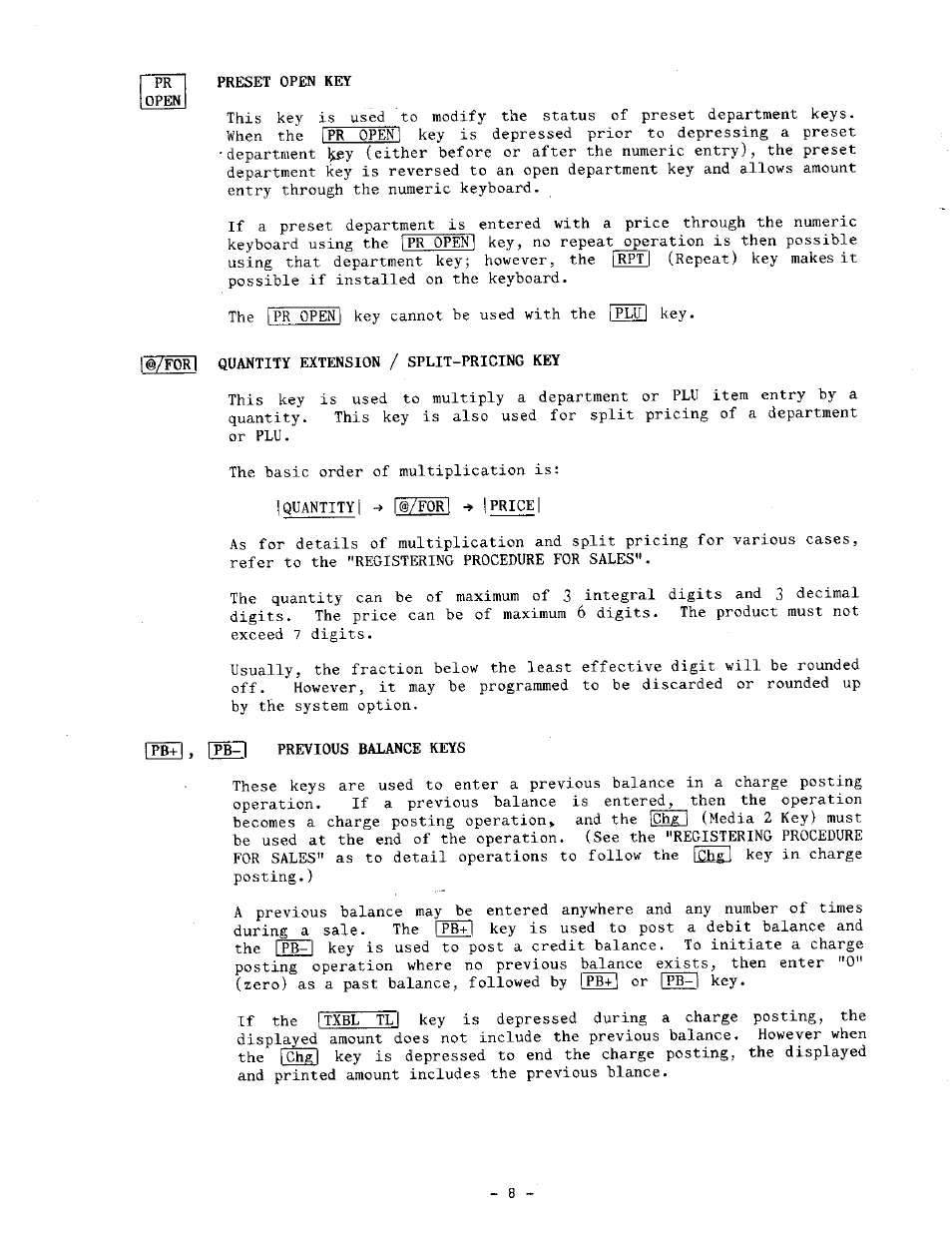 Toshiba TEC MA-1060-100 Series User Manual | Page 12 / 118
