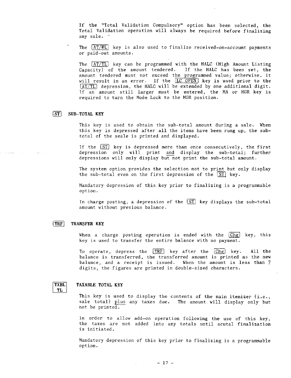 Toshiba TEC MA-1060-100 Series User Manual | Page 21 / 118