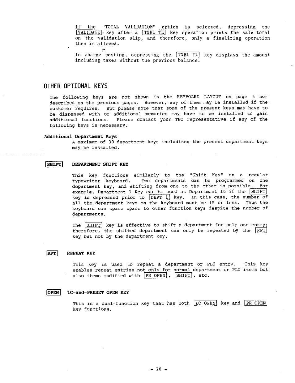 Toshiba TEC MA-1060-100 Series User Manual | Page 22 / 118