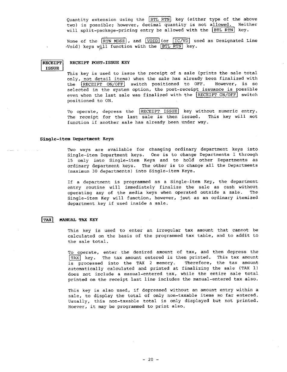 Toshiba TEC MA-1060-100 Series User Manual | Page 24 / 118