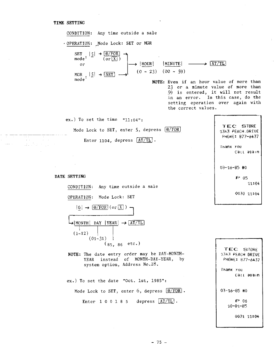 J 5 l i | Toshiba TEC MA-1060-100 Series User Manual | Page 79 / 118
