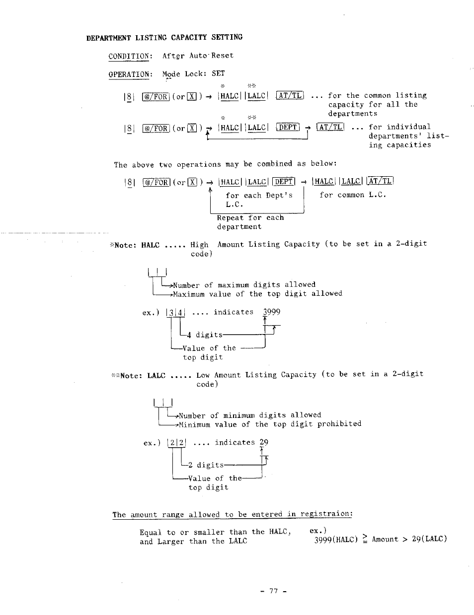 8 i i, O r [ x j ) 1 | Toshiba TEC MA-1060-100 Series User Manual | Page 81 / 118