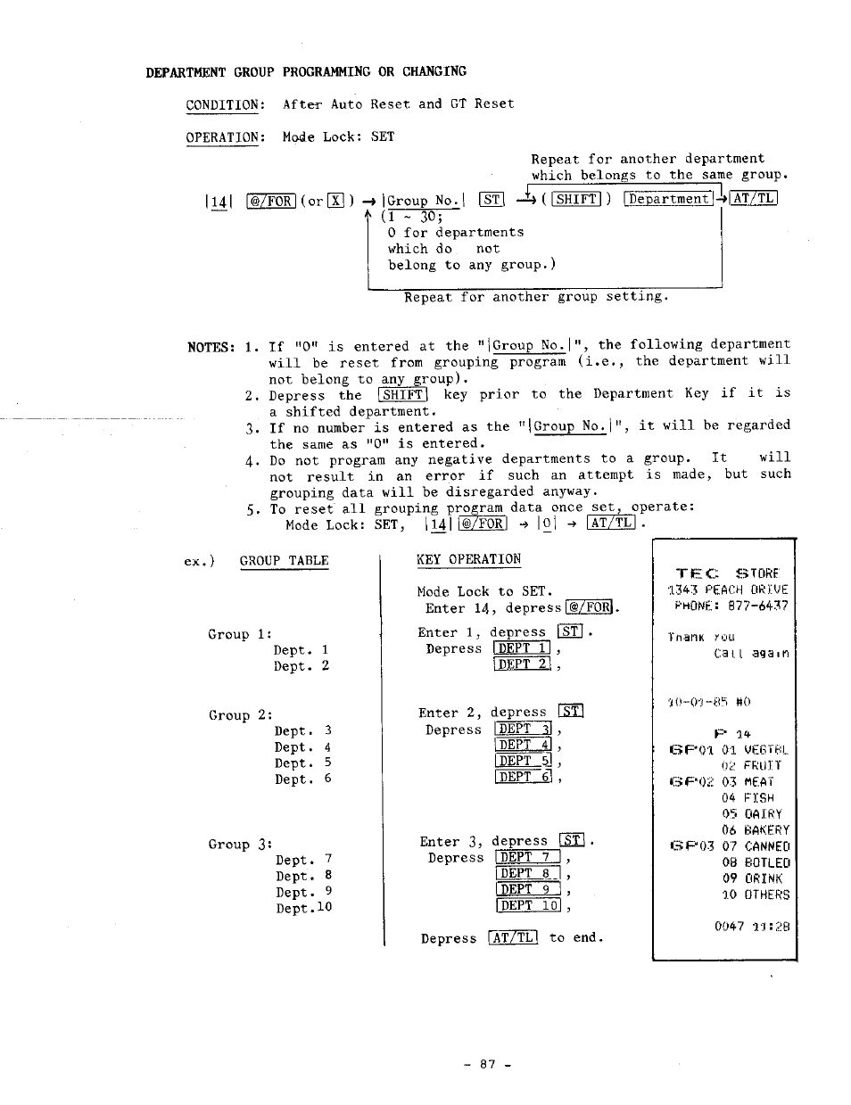 Toshiba TEC MA-1060-100 Series User Manual | Page 91 / 118