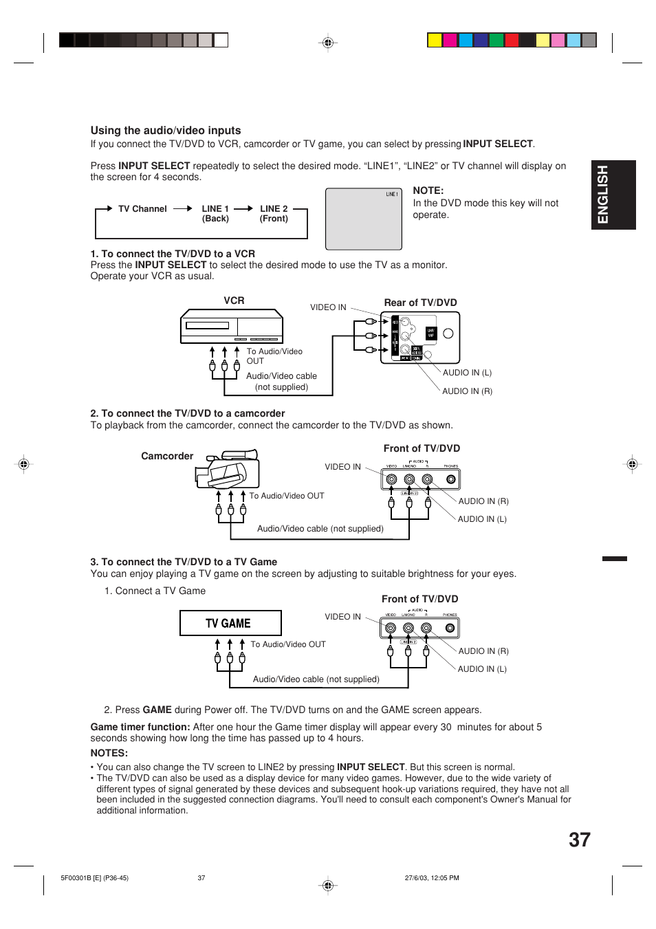 English | Toshiba MD20FN1C/R User Manual | Page 37 / 45