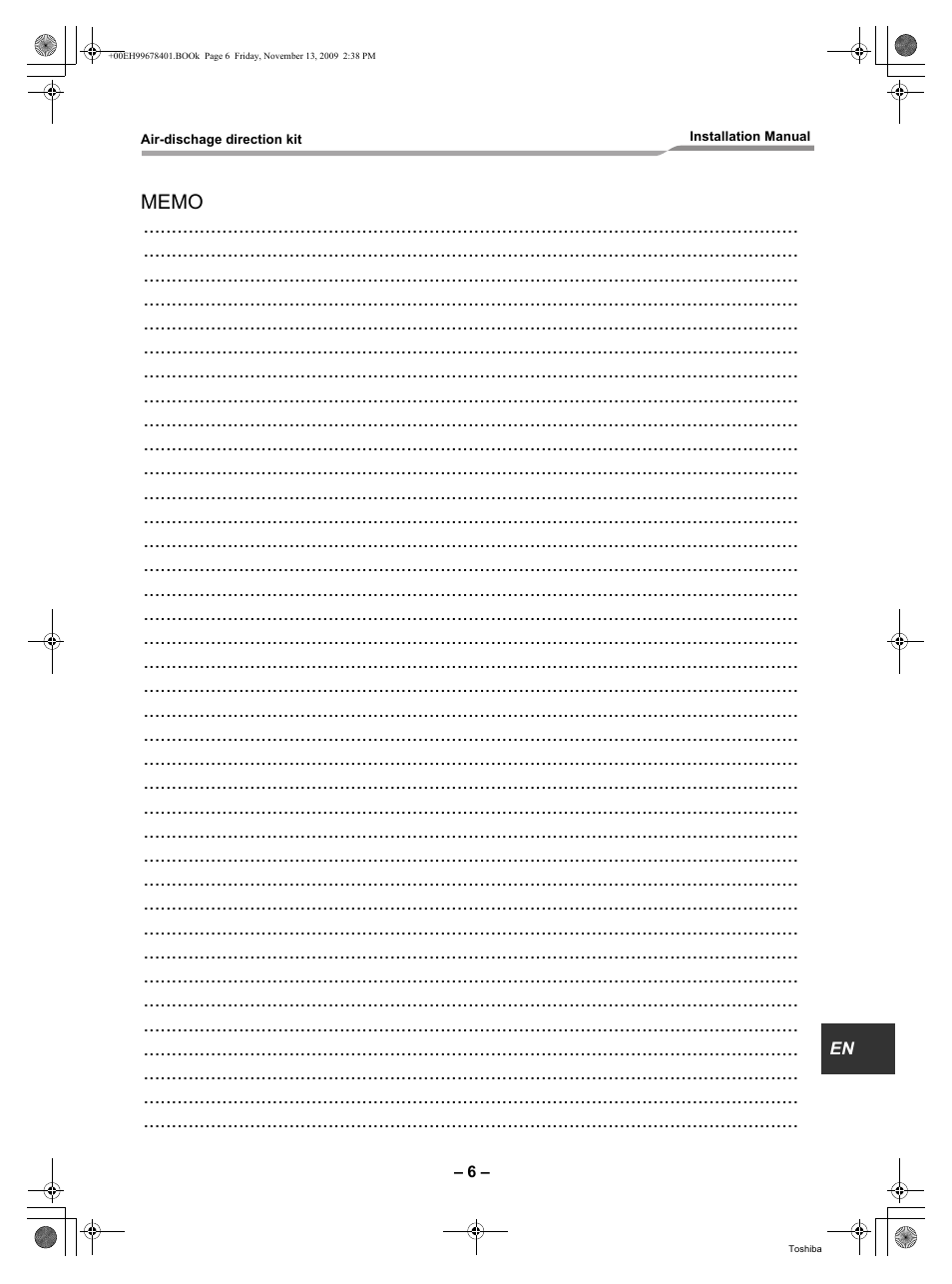 Toshiba CARRIER TCB-BC1602UUL User Manual | Page 7 / 8