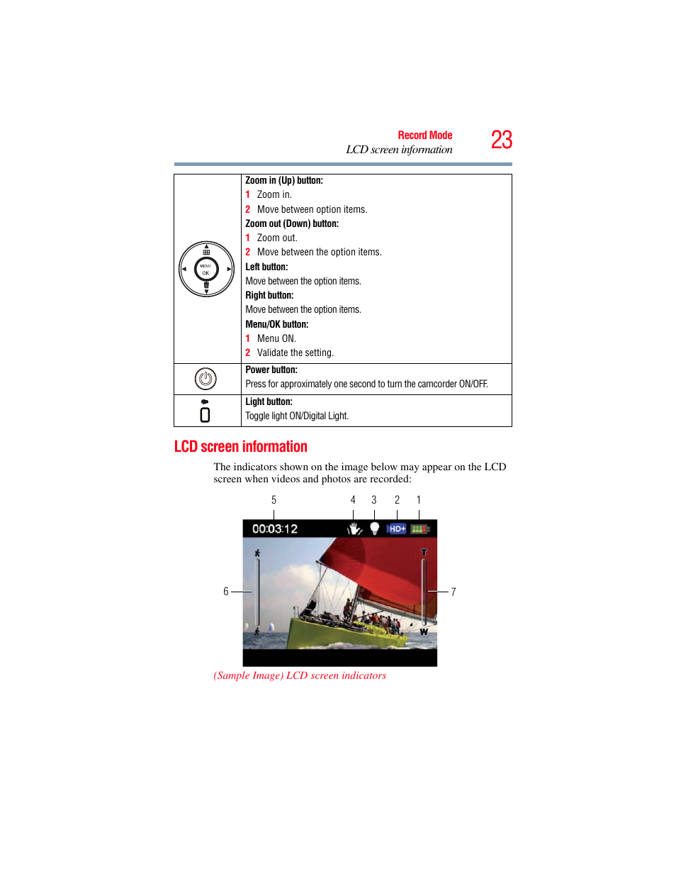 Lcd screen information | Toshiba B10 User Manual | Page 23 / 145