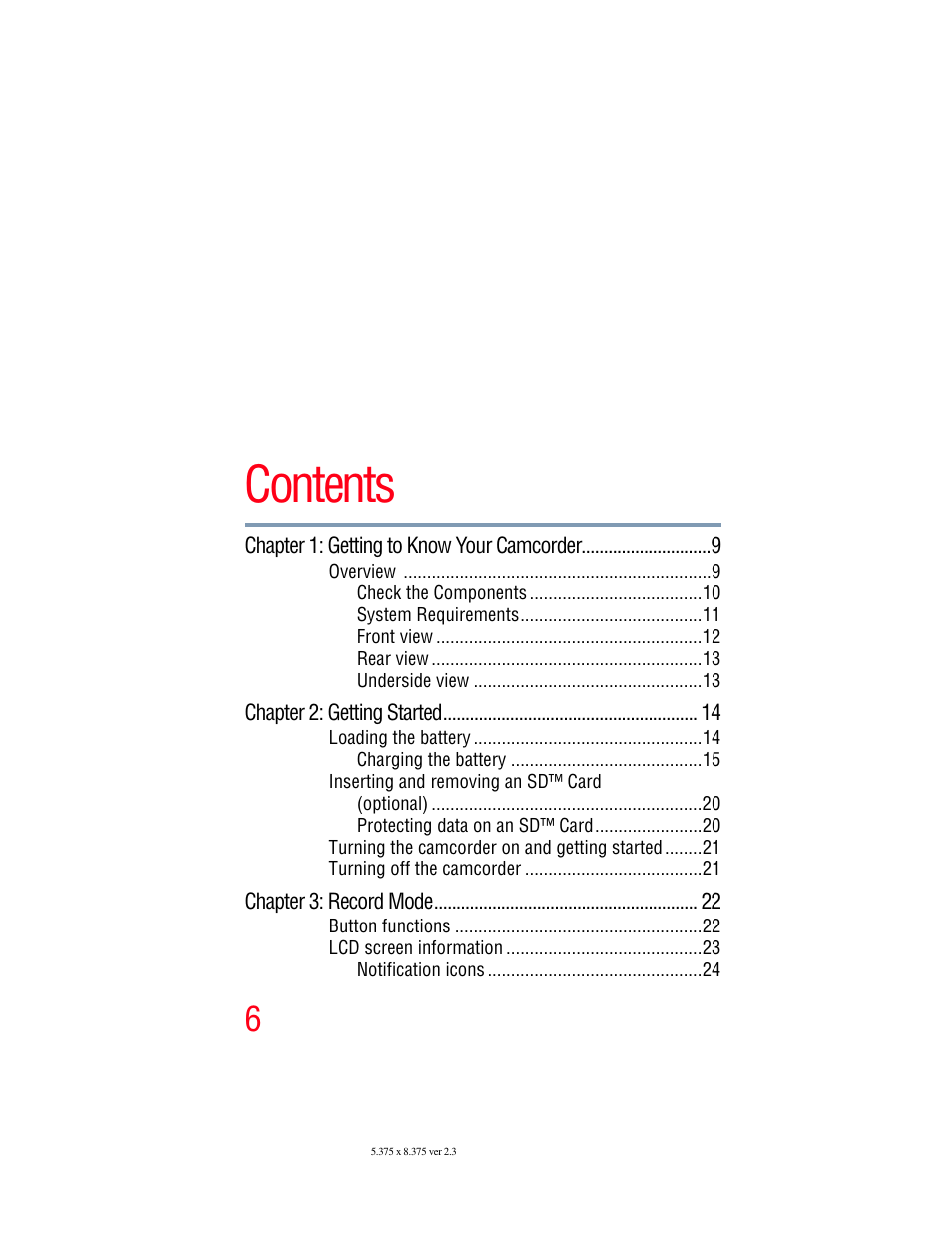 Toshiba B10 User Manual | Page 6 / 145
