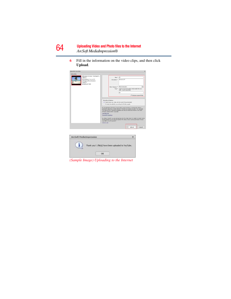 Toshiba B10 User Manual | Page 64 / 145