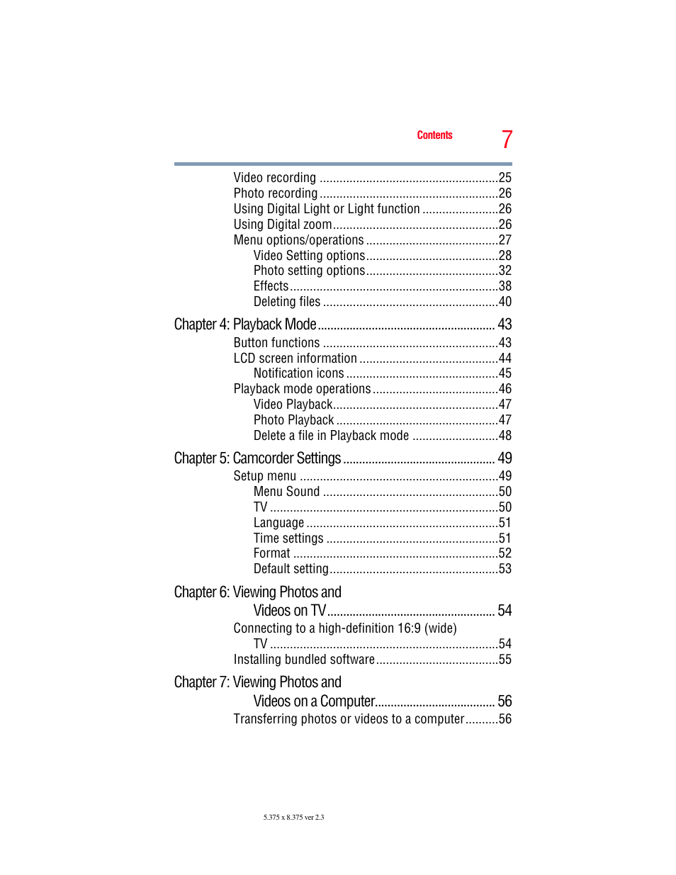 Toshiba B10 User Manual | Page 7 / 145
