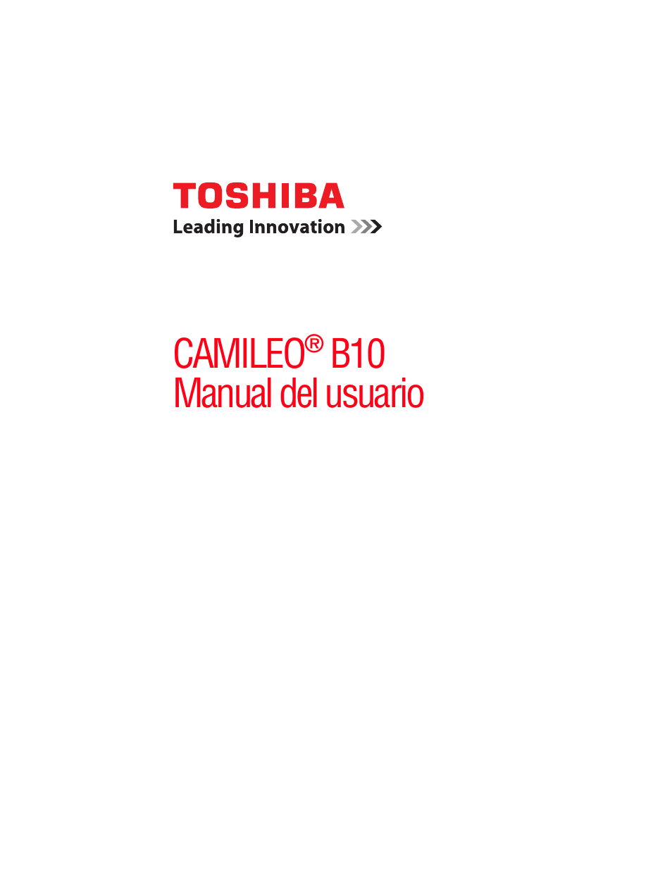 Español, Camileo® b10 manual del usuario, Camileo | B10 manual del usuario | Toshiba B10 User Manual | Page 73 / 145