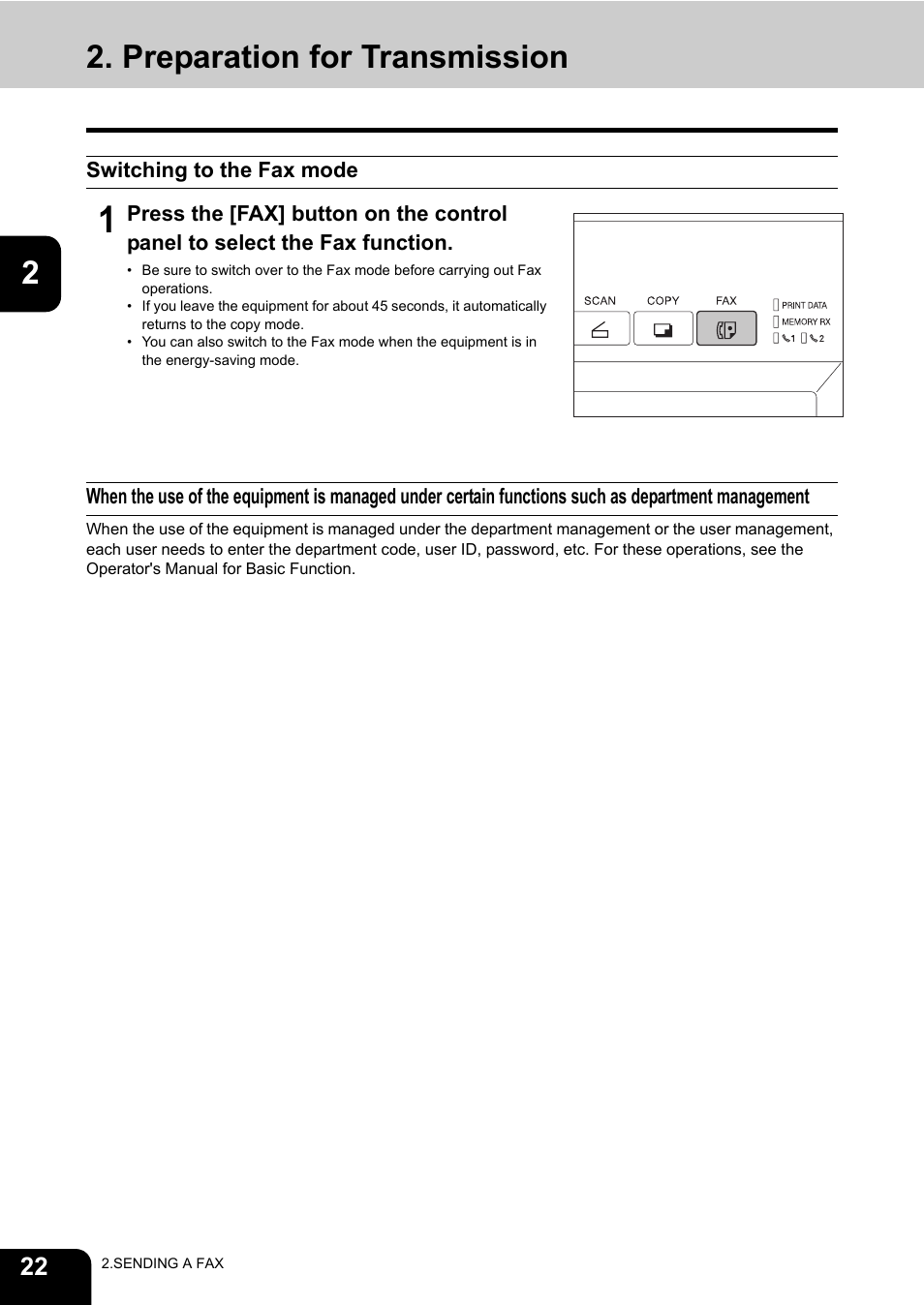 Preparation for transmission | Toshiba GD-1200 User Manual | Page 24 / 186