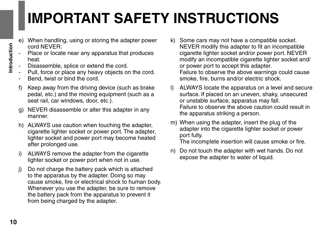 Important safety instructions | Toshiba SD-P1707SR User Manual | Page 10 / 76