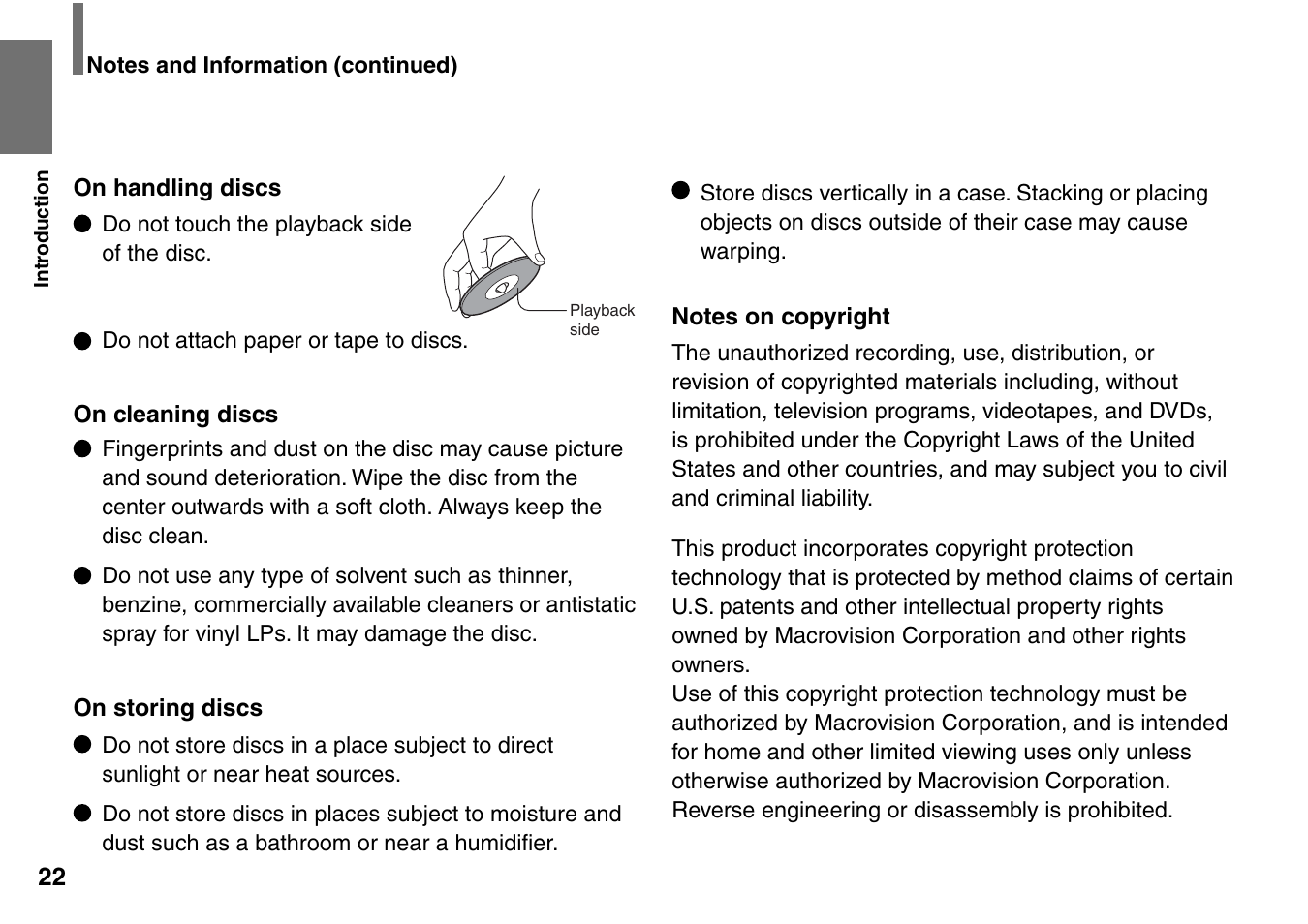 Toshiba SD-P1707SR User Manual | Page 22 / 76