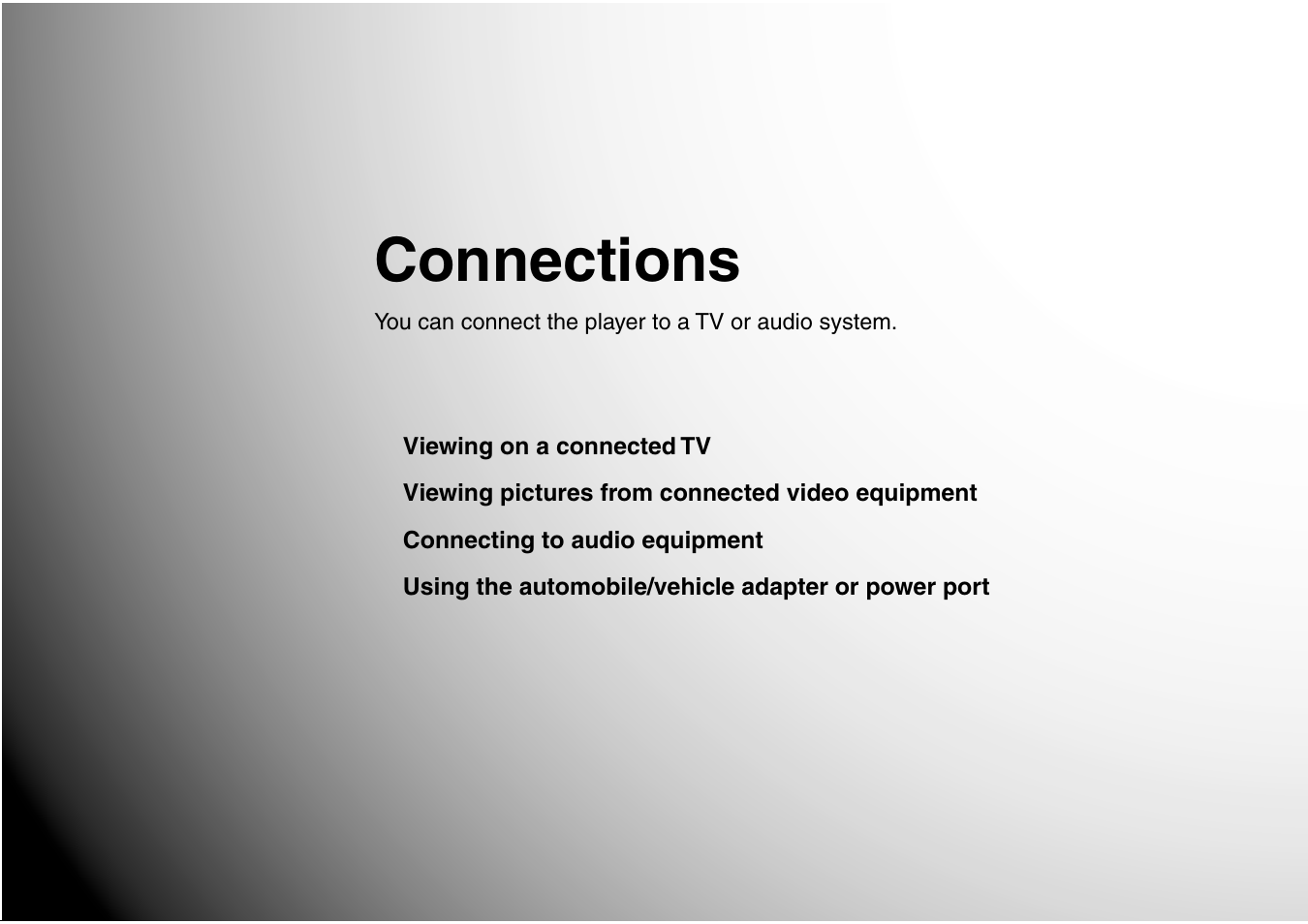 Connections | Toshiba SD-P1707SR User Manual | Page 61 / 76