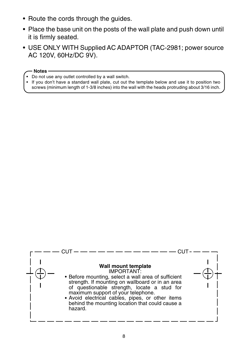 Toshiba SG-1701 User Manual | Page 9 / 20