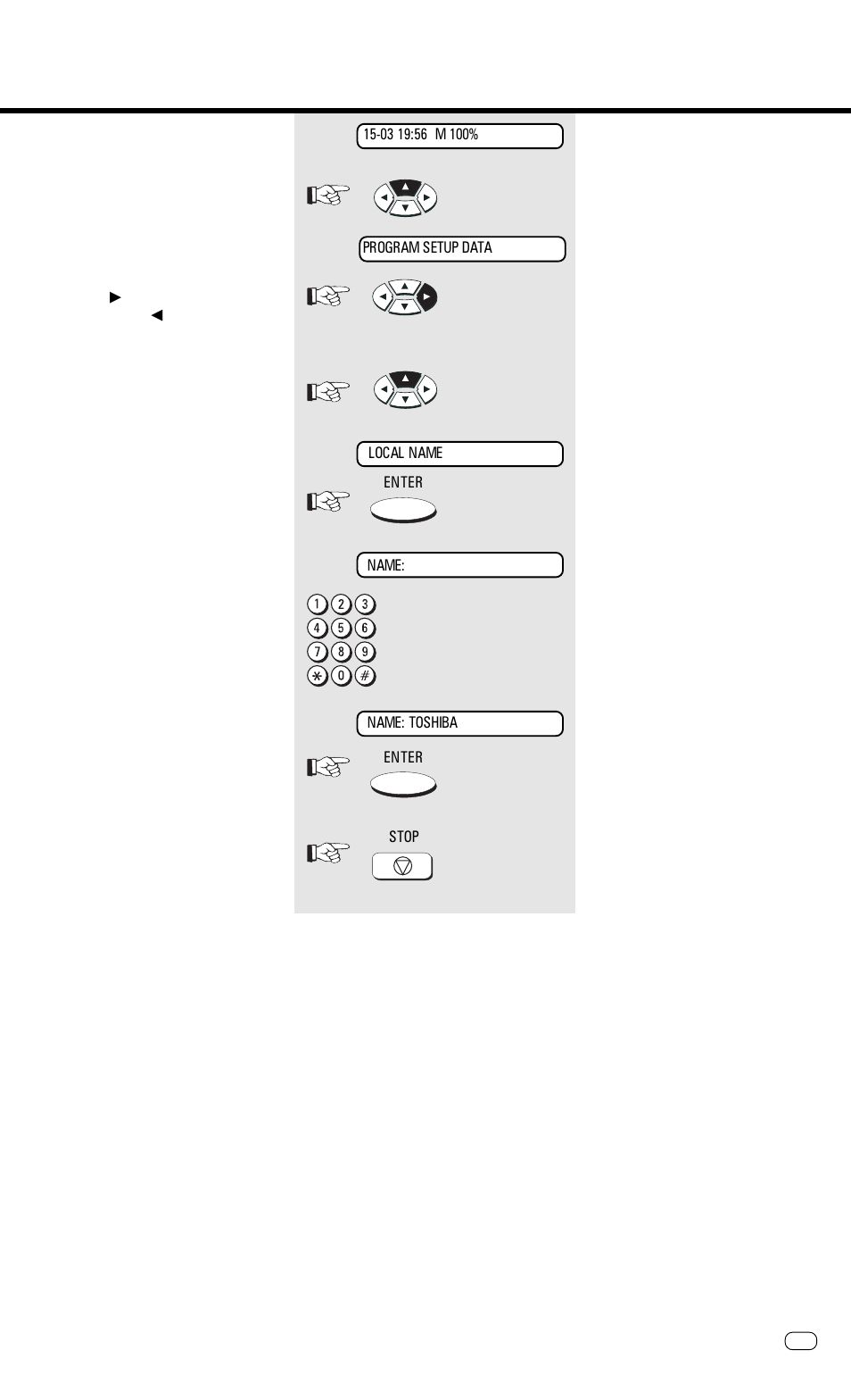 Enter the user name, Installation | Toshiba TF 610 User Manual | Page 13 / 79