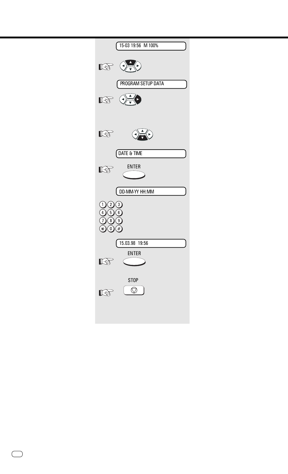 Set date and time, Installation | Toshiba TF 610 User Manual | Page 18 / 79