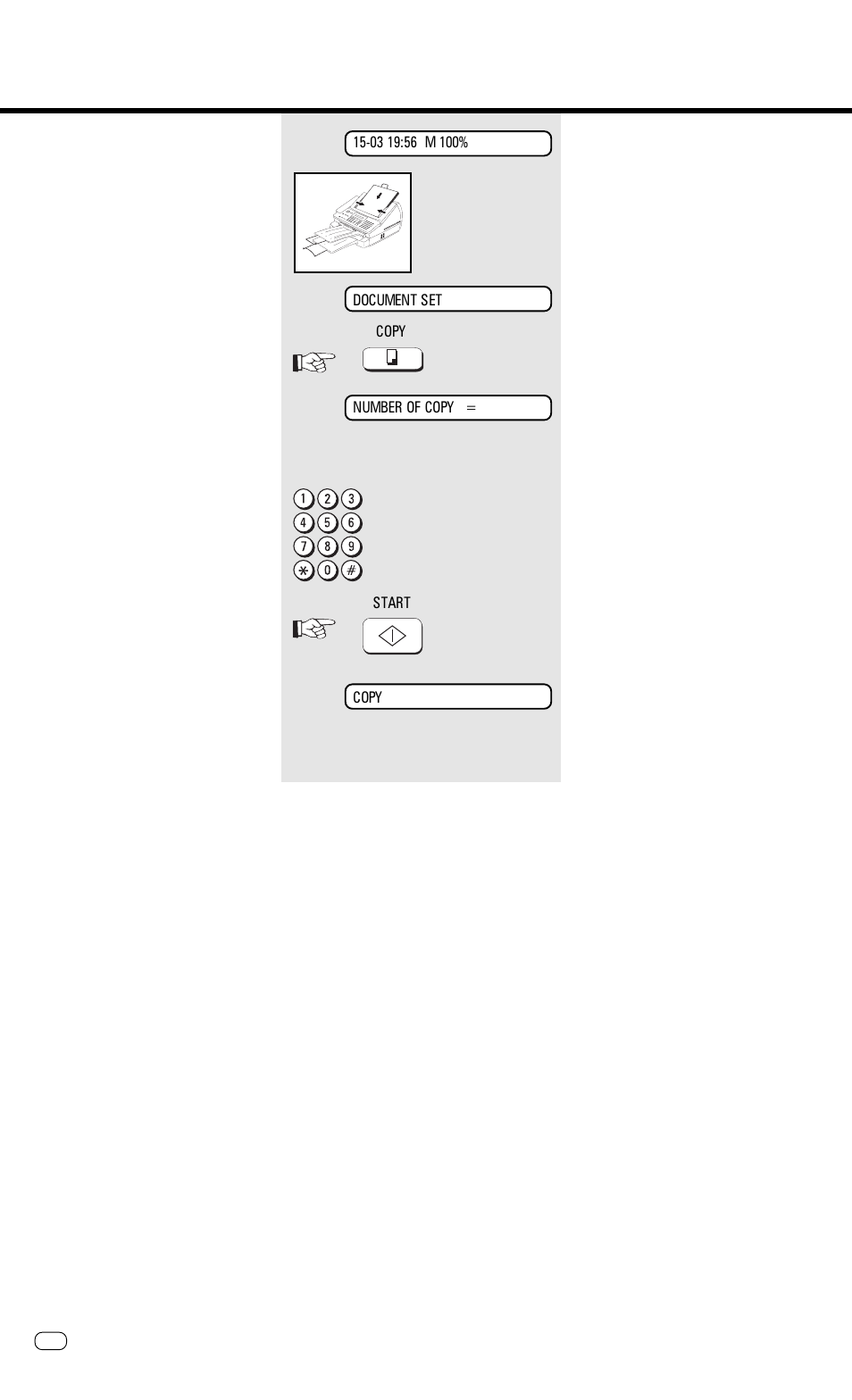 Local copy, Reception of documents | Toshiba TF 610 User Manual | Page 24 / 79